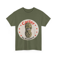 Load image into Gallery viewer, Carter for President 1976 Peanut Brigade Pin Unisex Heavy Cotton T-Shirt
