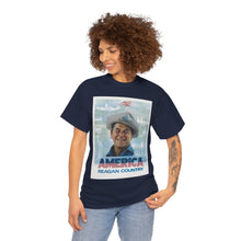 Load image into Gallery viewer, America: Reagan Country 1980 Campaign Poster Unisex Heavy Cotton T-Shirt
