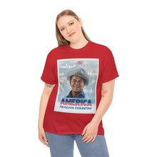 Load image into Gallery viewer, America: Reagan Country 1980 Campaign Poster Unisex Heavy Cotton T-Shirt
