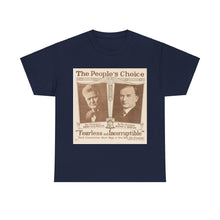 Load image into Gallery viewer, Robert M. La Follette &quot;The People&#39;s Choice&quot; 1924 Campaign Poster Unisex Heavy Cotton T-Shirt
