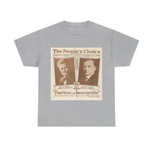 Load image into Gallery viewer, Robert M. La Follette &quot;The People&#39;s Choice&quot; 1924 Campaign Poster Unisex Heavy Cotton T-Shirt
