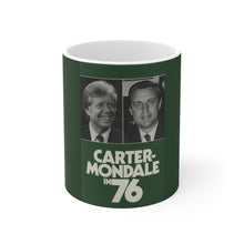 Load image into Gallery viewer, Carter/Mondale in 76 Campaign Poster 11oz Mug
