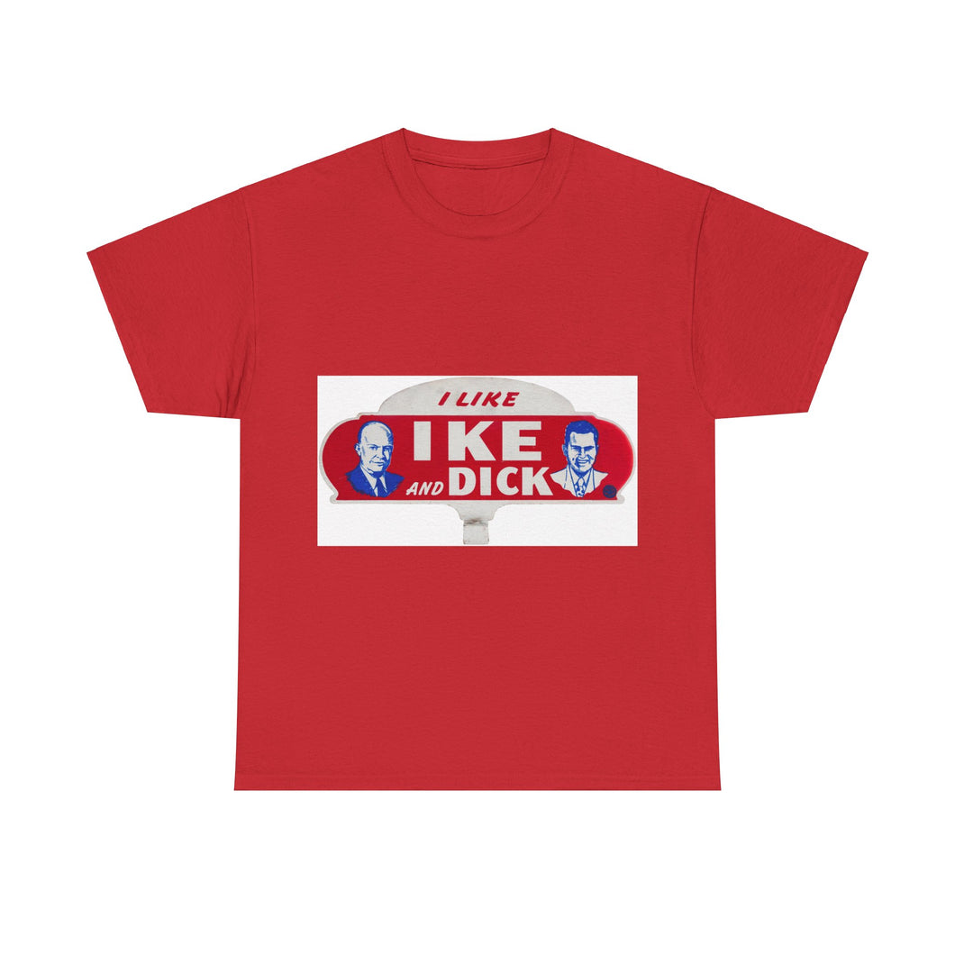 I Like Ike and Dick 1952 Campaign License Plate T-Shirt