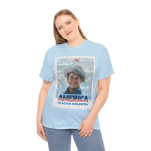 Load image into Gallery viewer, America: Reagan Country 1980 Campaign Poster Unisex Heavy Cotton T-Shirt
