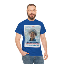 Load image into Gallery viewer, America: Reagan Country 1980 Campaign Poster Unisex Heavy Cotton T-Shirt
