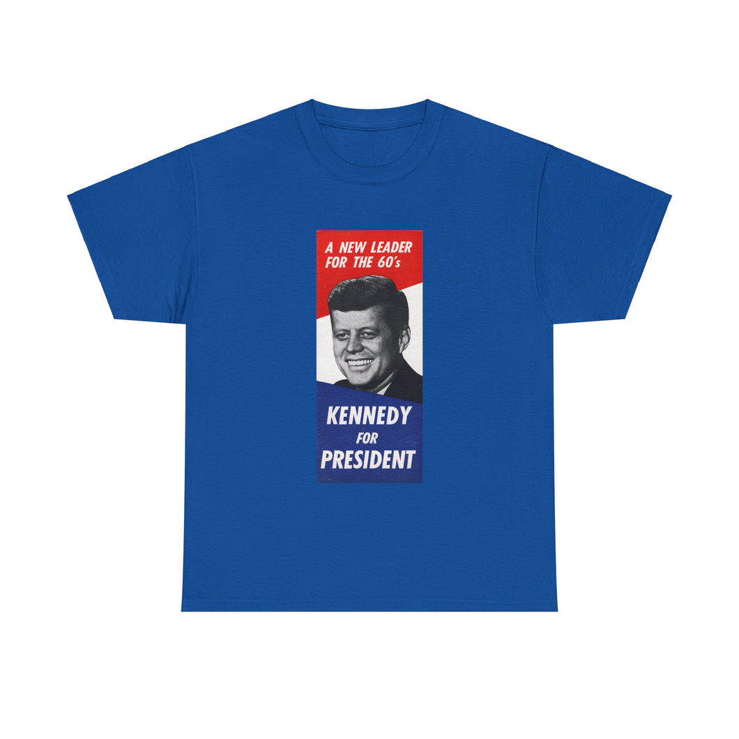 JFK 1960 Campaign Poster Unisex Heavy Cotton Tee