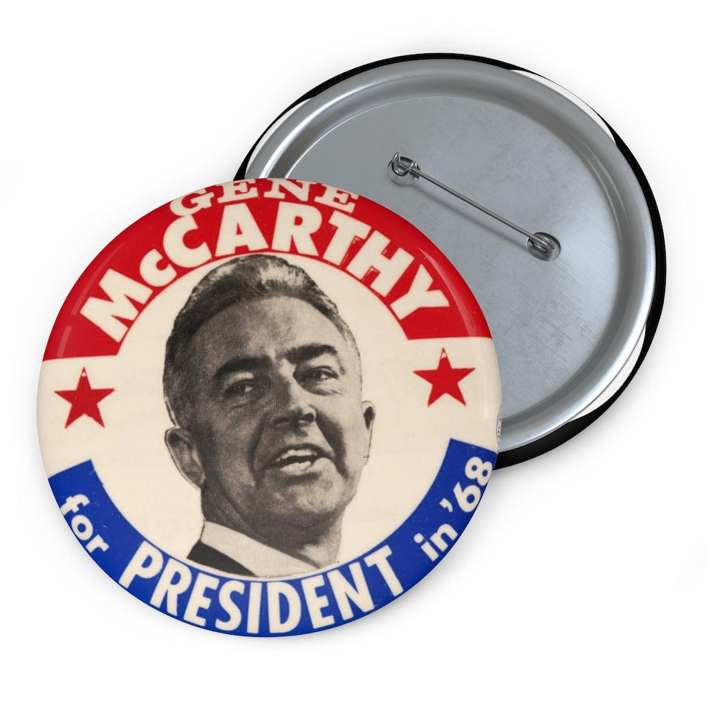 Gene McCarthy for President in 68 Pin