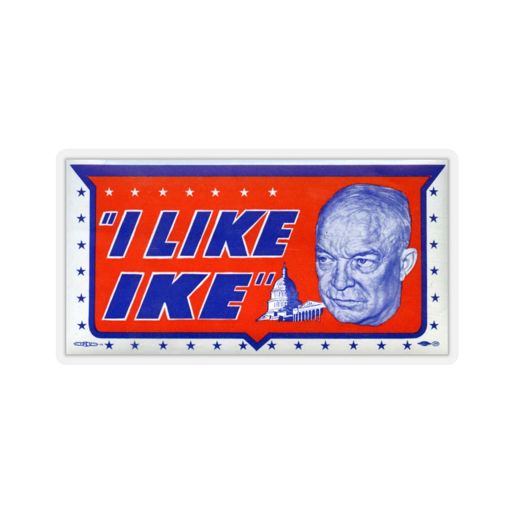 I Like Ike 1952 Eisenhower Campaign Sticker