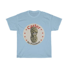 Load image into Gallery viewer, Carter for President 1976 Peanut Brigade Pin Unisex Heavy Cotton T-Shirt
