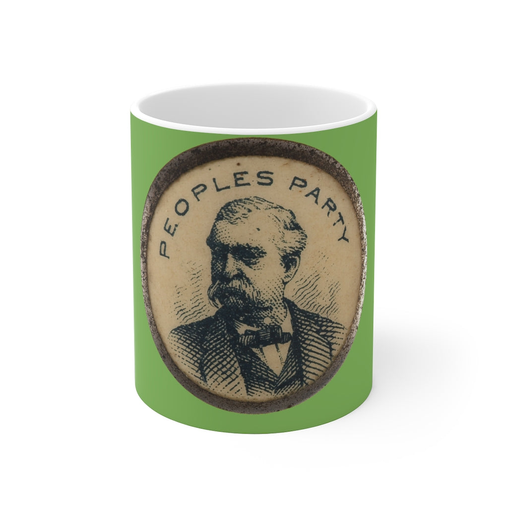 James B. Weaver 1892 People's Party 11oz Mug