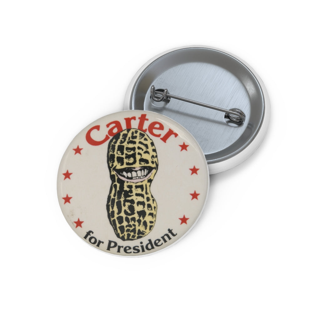 Carter for President 1976 Peanut Brigade Pin