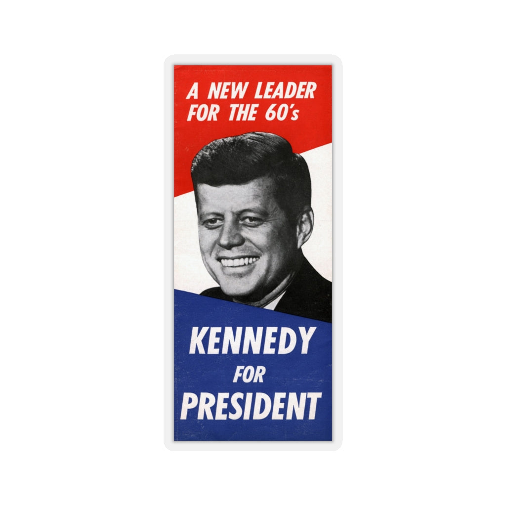 JFK: A New Leader for the 60s Sticker