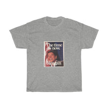 Load image into Gallery viewer, Ronald Reagan The Time is Now 1980 Campaign Unisex Heavy Cotton T-Shirt
