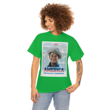 Load image into Gallery viewer, America: Reagan Country 1980 Campaign Poster Unisex Heavy Cotton T-Shirt
