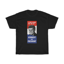 Load image into Gallery viewer, JFK 1960 Campaign Poster Unisex Heavy Cotton Tee
