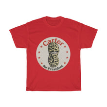 Load image into Gallery viewer, Carter for President 1976 Peanut Brigade Pin Unisex Heavy Cotton T-Shirt
