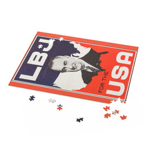 Load image into Gallery viewer, LBJ for the USA 1964 Campaign Poster Puzzle (500 pieces)
