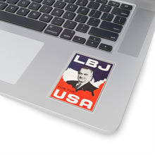 Load image into Gallery viewer, LBJ for the USA 1964 Campaign Sticker
