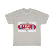 Load image into Gallery viewer, I Like Ike and Dick 1952 Campaign License Plate T-Shirt
