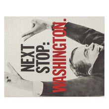 Load image into Gallery viewer, Next Stop: Washington 1968 Richard Nixon Campaign Poster Puzzle (500 Pieces)
