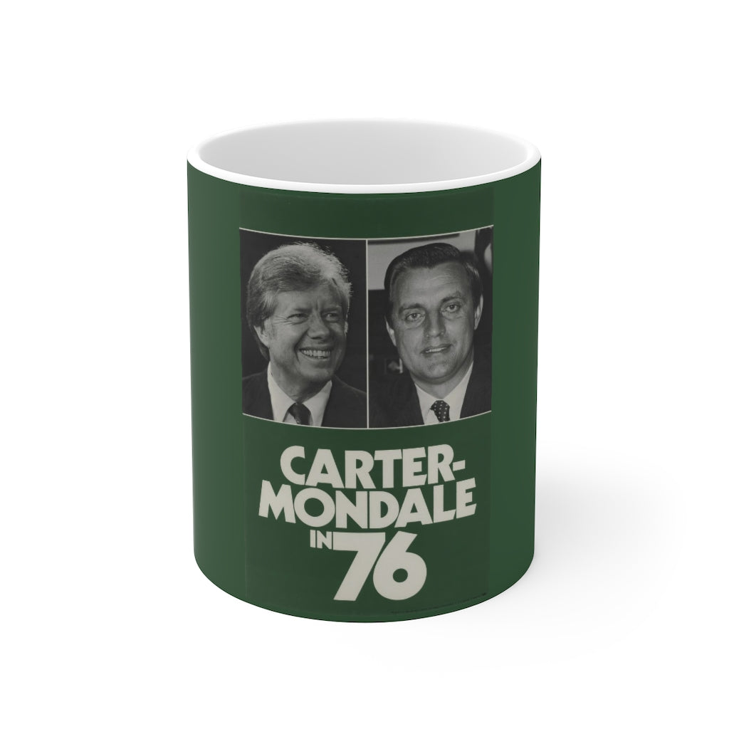 Carter/Mondale in 76 Campaign Poster 11oz Mug