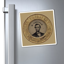 Load image into Gallery viewer, Abraham Lincoln 1864 Campaign Pin Magnet
