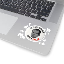 Load image into Gallery viewer, &quot;He&#39;s No Quaker, He&#39;s a Faker&quot; Anti-Nixon Sticker
